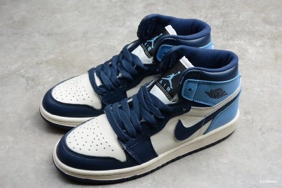 Rep Air (555088-140) Kid University 1 Kids Obsidian 555088-140 Jordan Blue 0512